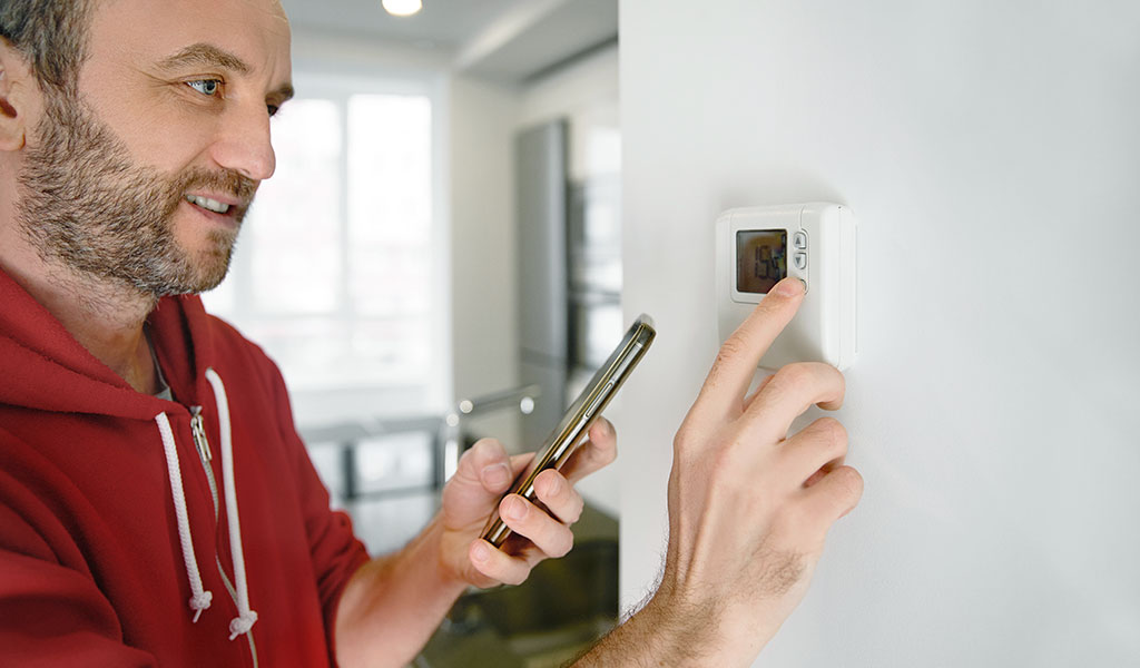 Install Programmable Thermostat