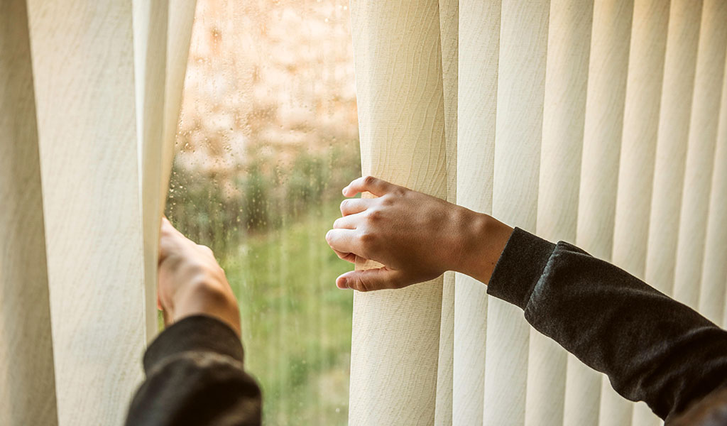 Use Curtains or Blinds to Block Sunlight