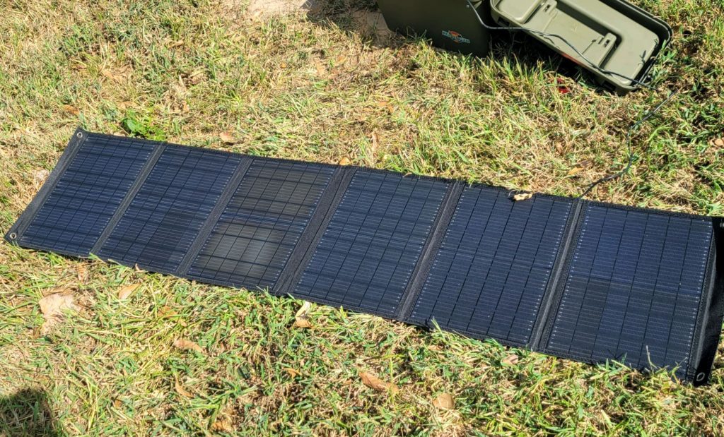 60W Solar Panel with USB and 18V DC Outputs