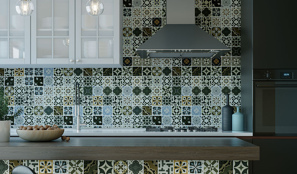 Choose Geometric Mosaic for Artistic Appeal