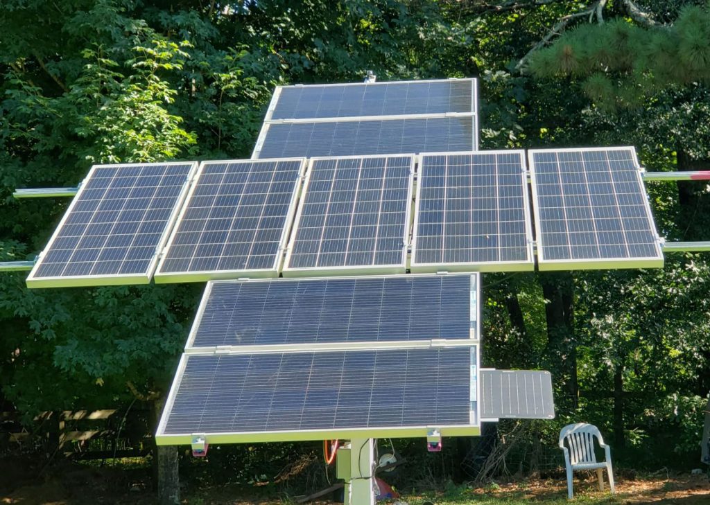 ECO-WORTHY 400Watt Bifacial Solar Panel Setup