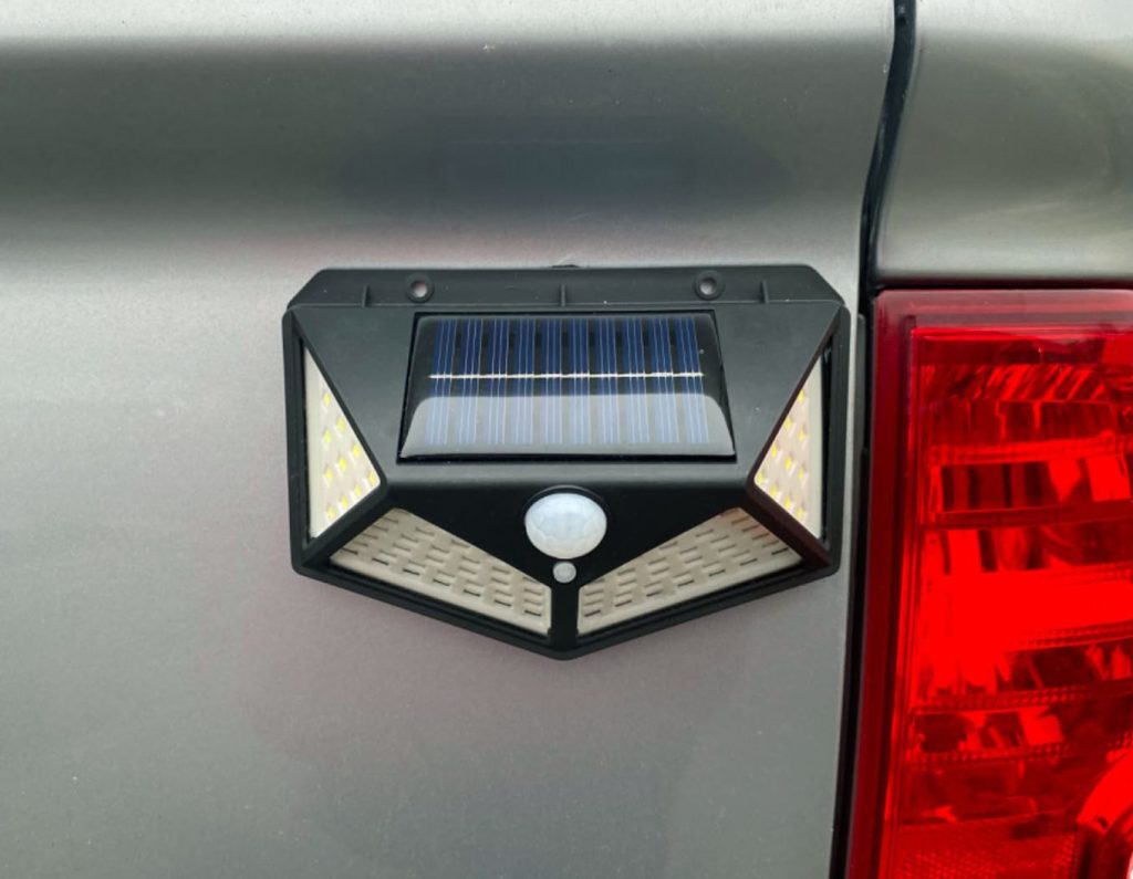 Solar RV Porch Light with Motion Sensor