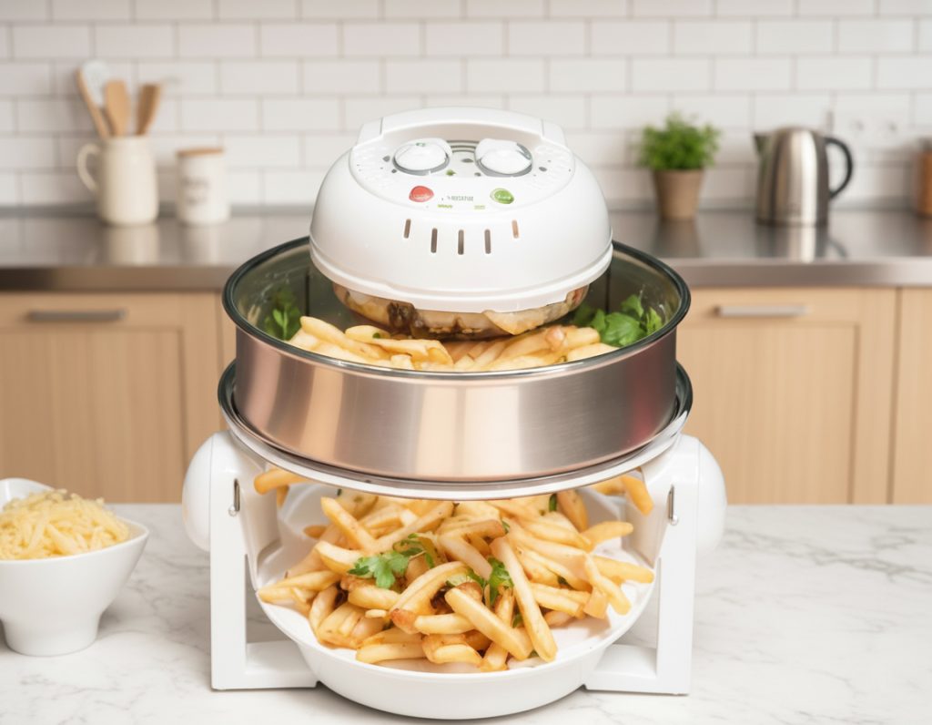 17L Upgrade Glass Air Fryer Roaster