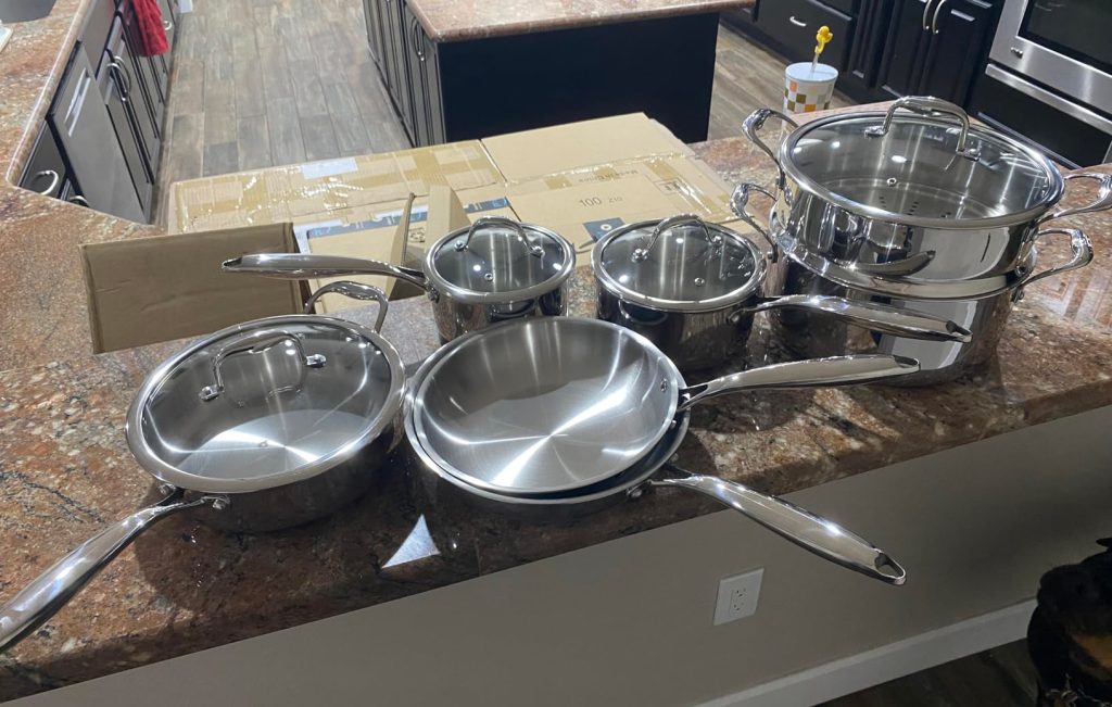 3 Ply Stainless Steel 11-Piece Set