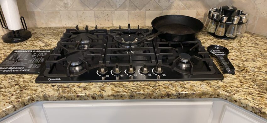 30 Inch Gas Cooktop 5 Sabaf Burners