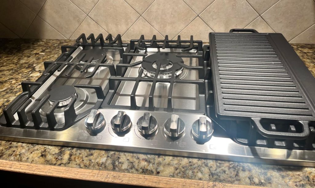 30 Inch Gas Cooktop w/Griddle