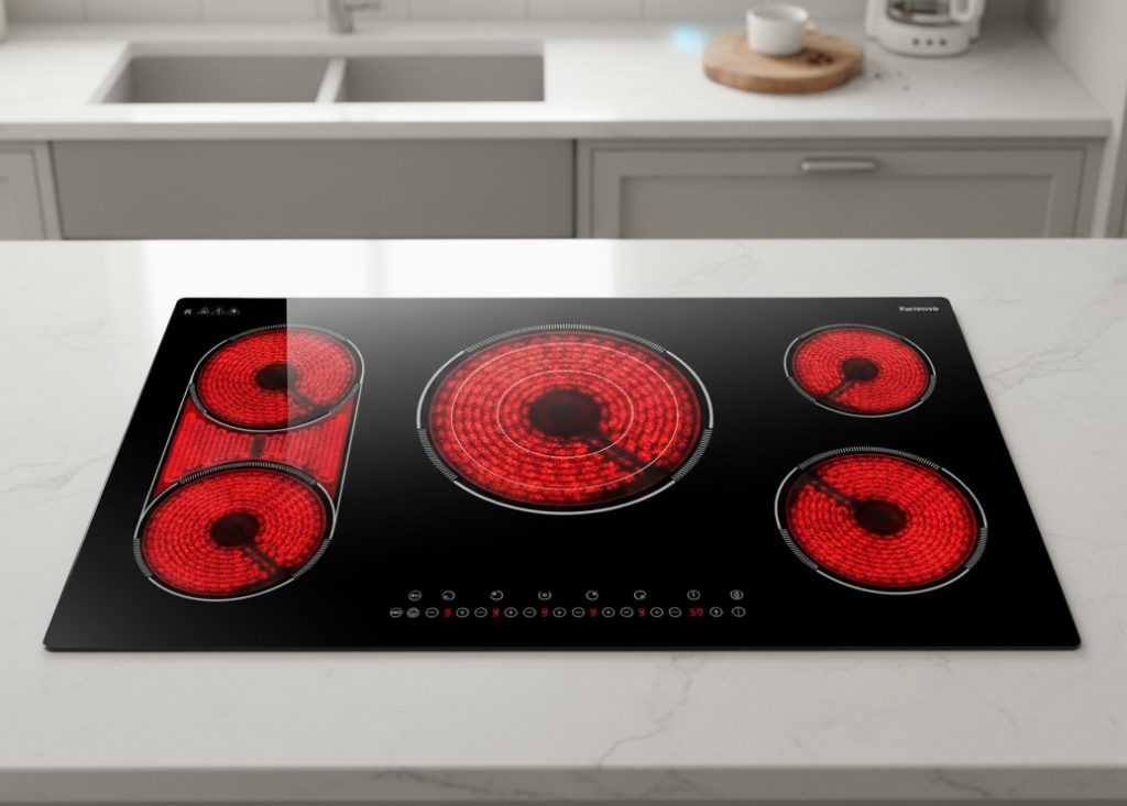 36 Inch Electric Cooktop BBQ Burner