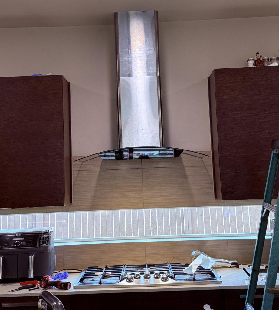 36 inch Wall Mount Range Hood Tempered