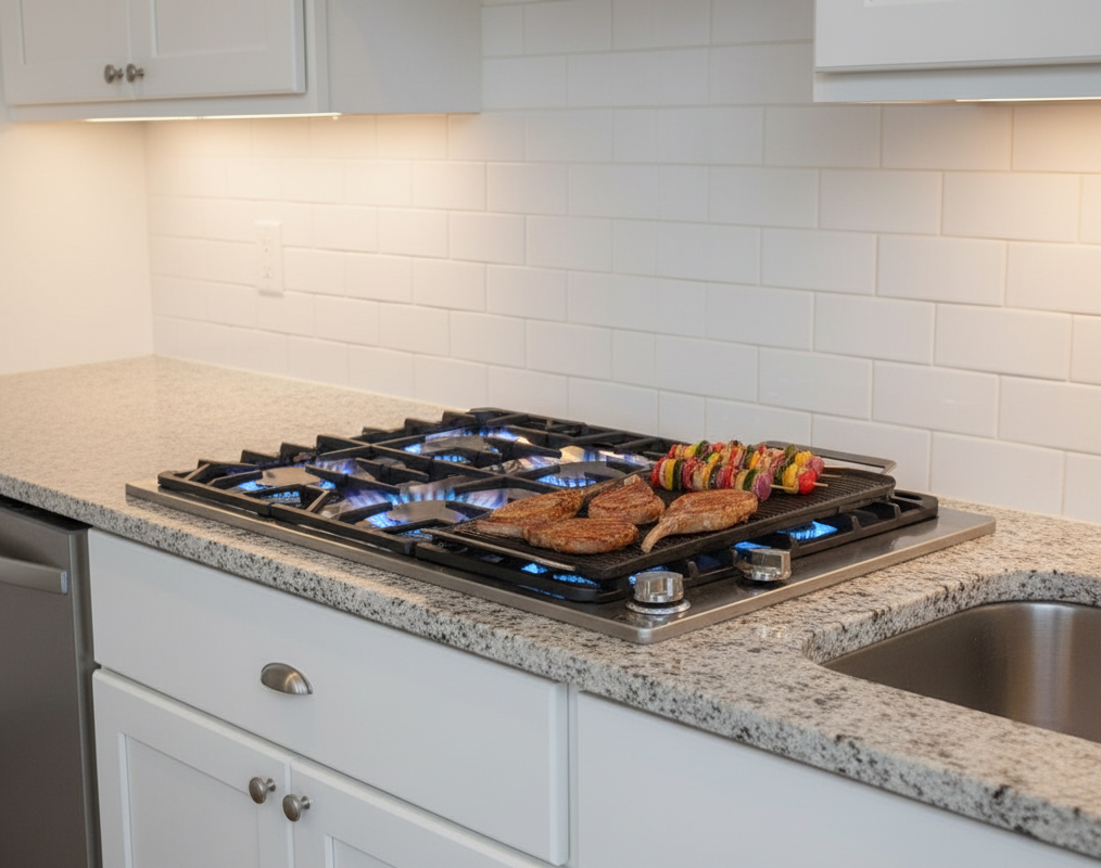 AAOBOSI 36 inch Gas Cooktop 6 Burners