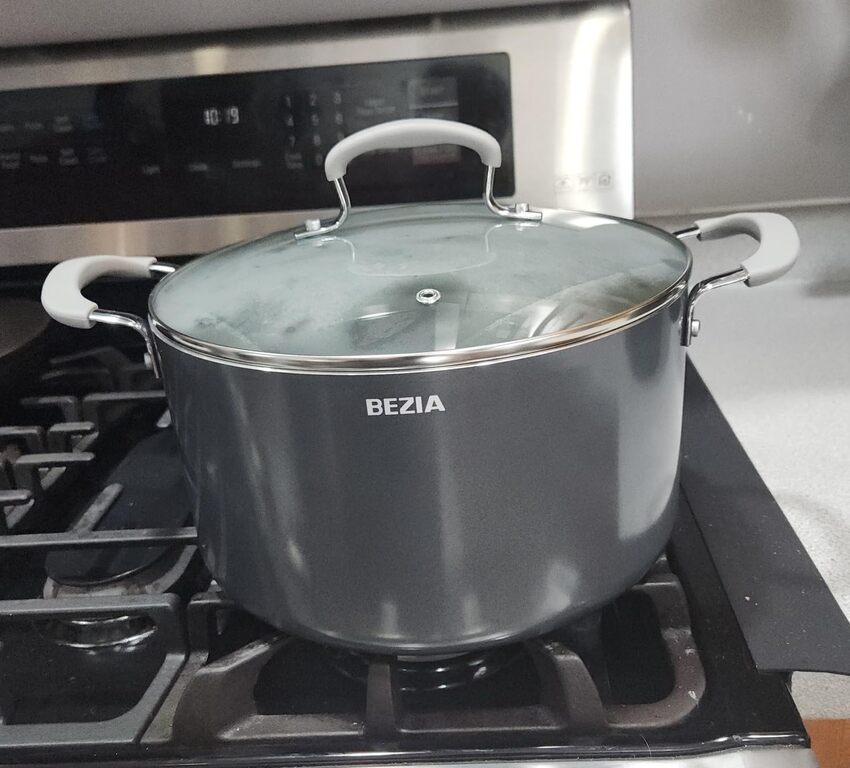 BEZIA 8 Quart Ceramic Nonstick Stock Pot