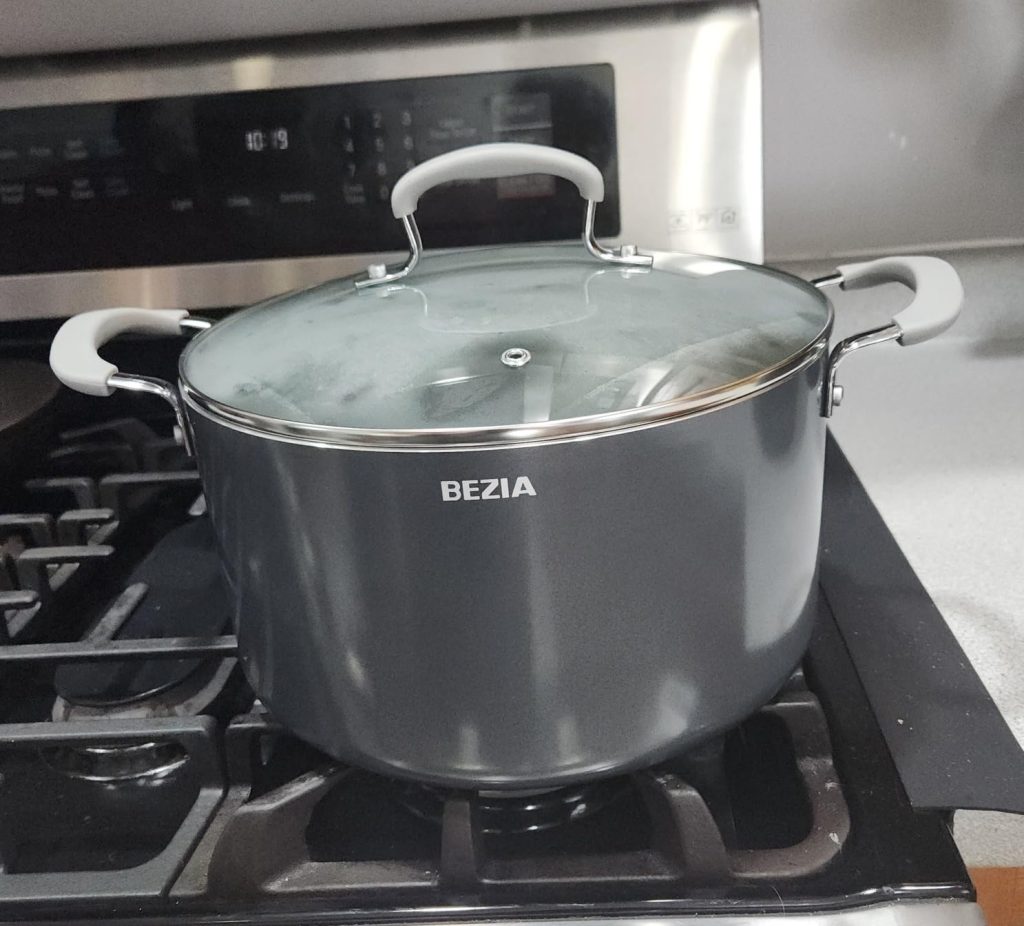 BEZIA 8 Quart Ceramic Stock Pot