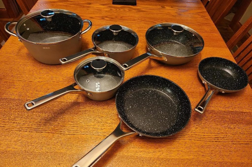 BEZIA Pots and Pans Set 10-Piece