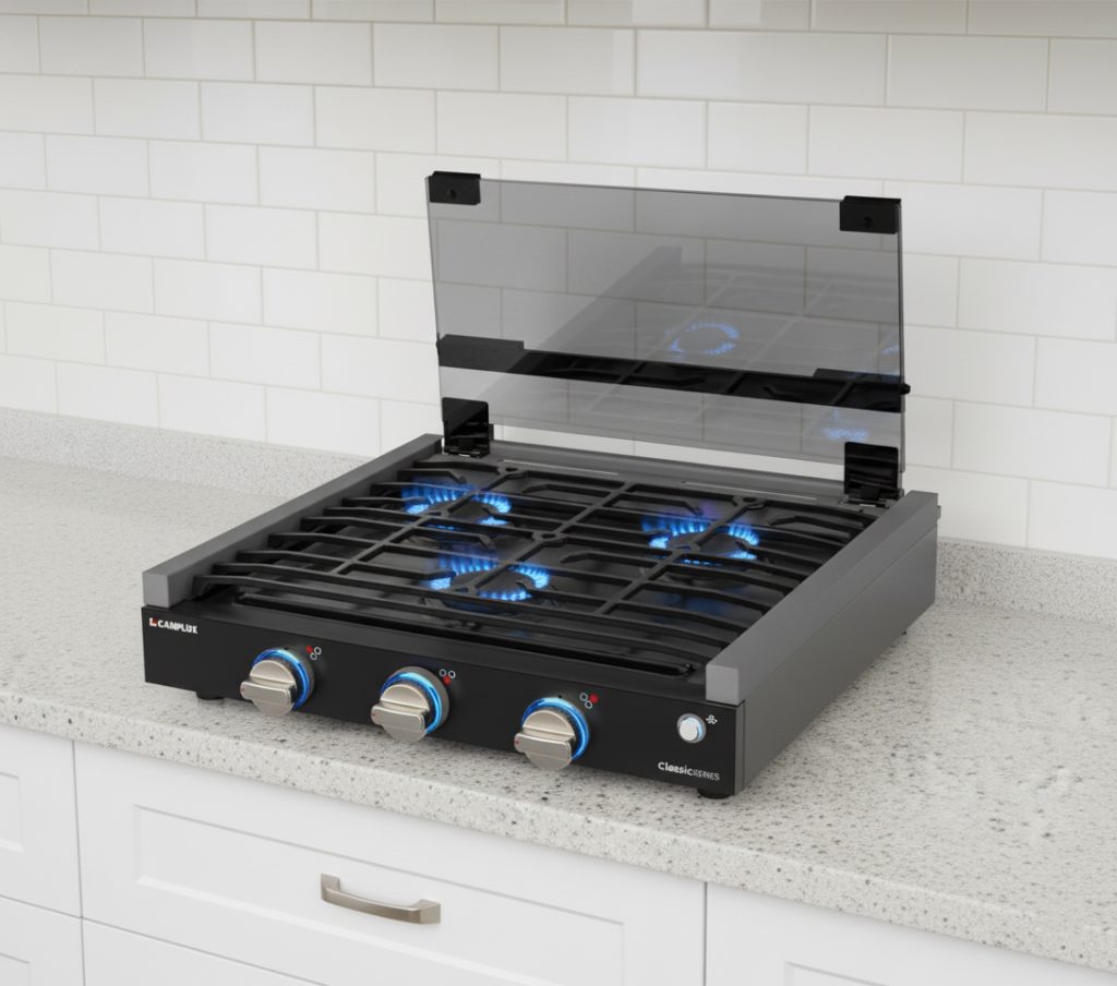 CAMPLUX 3-Burner Propane Cooktop