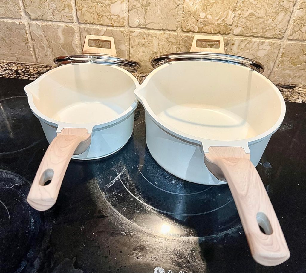 CAROTE 1.5Qt & 3.0Qt Sauce Pan Set