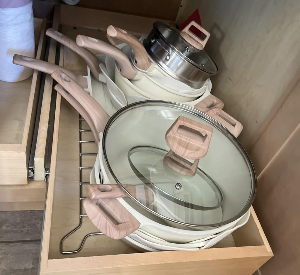 CAROTE 21Pcs Nonstick Cookware Set