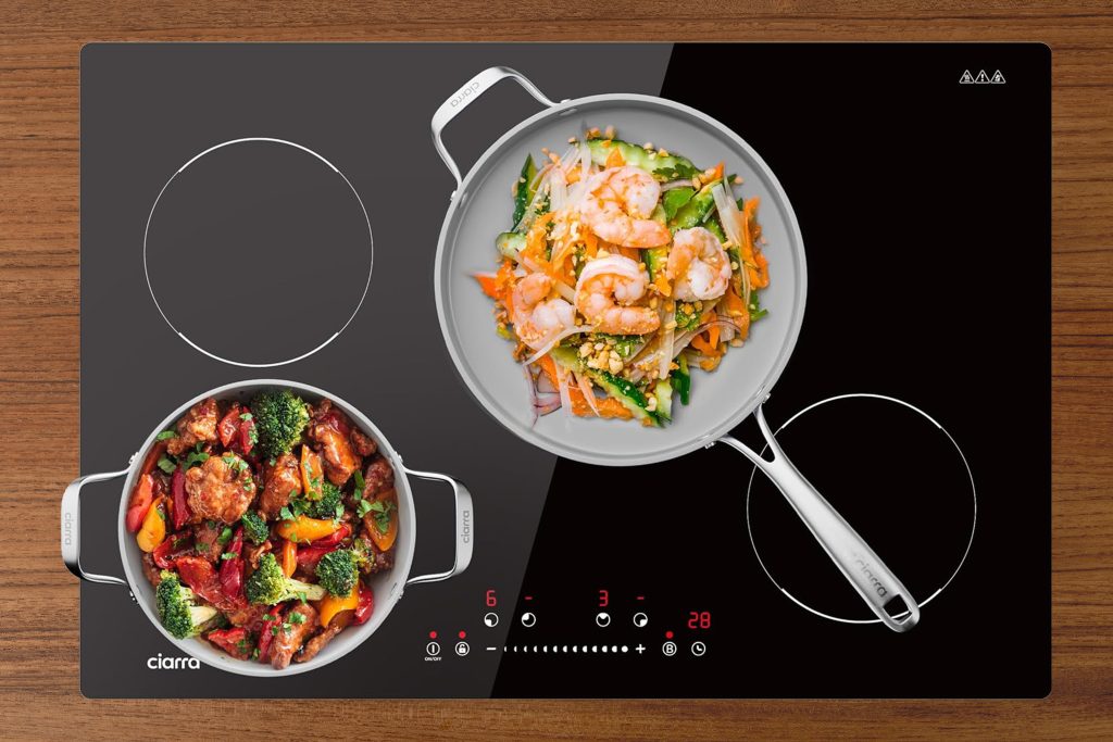 CIARRA 30 inch 4 Burner Induction Cooktop