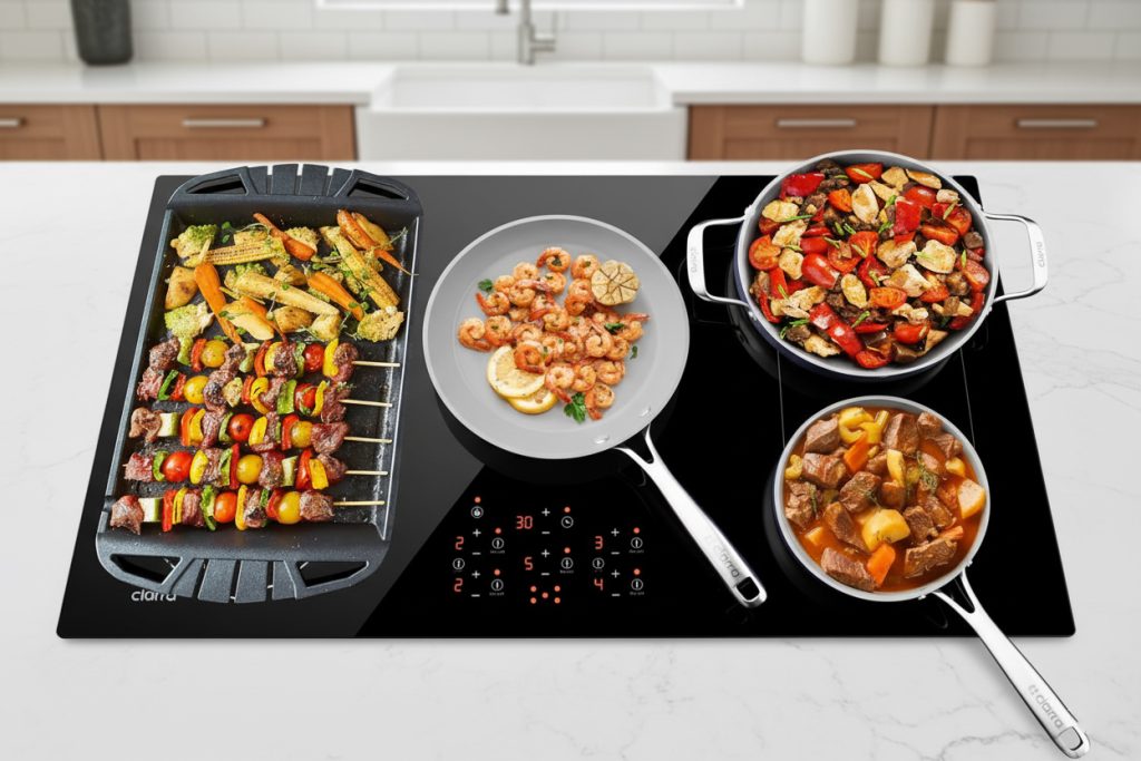 CIARRA 36 inch 5 Burner Induction Cooktop