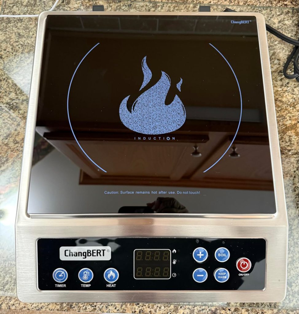 ChangBERT Portable Induction Cooktop