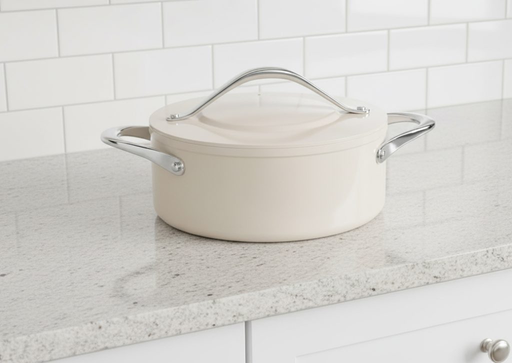 CookinCraze 4.5qt Ceramic Stock Pot