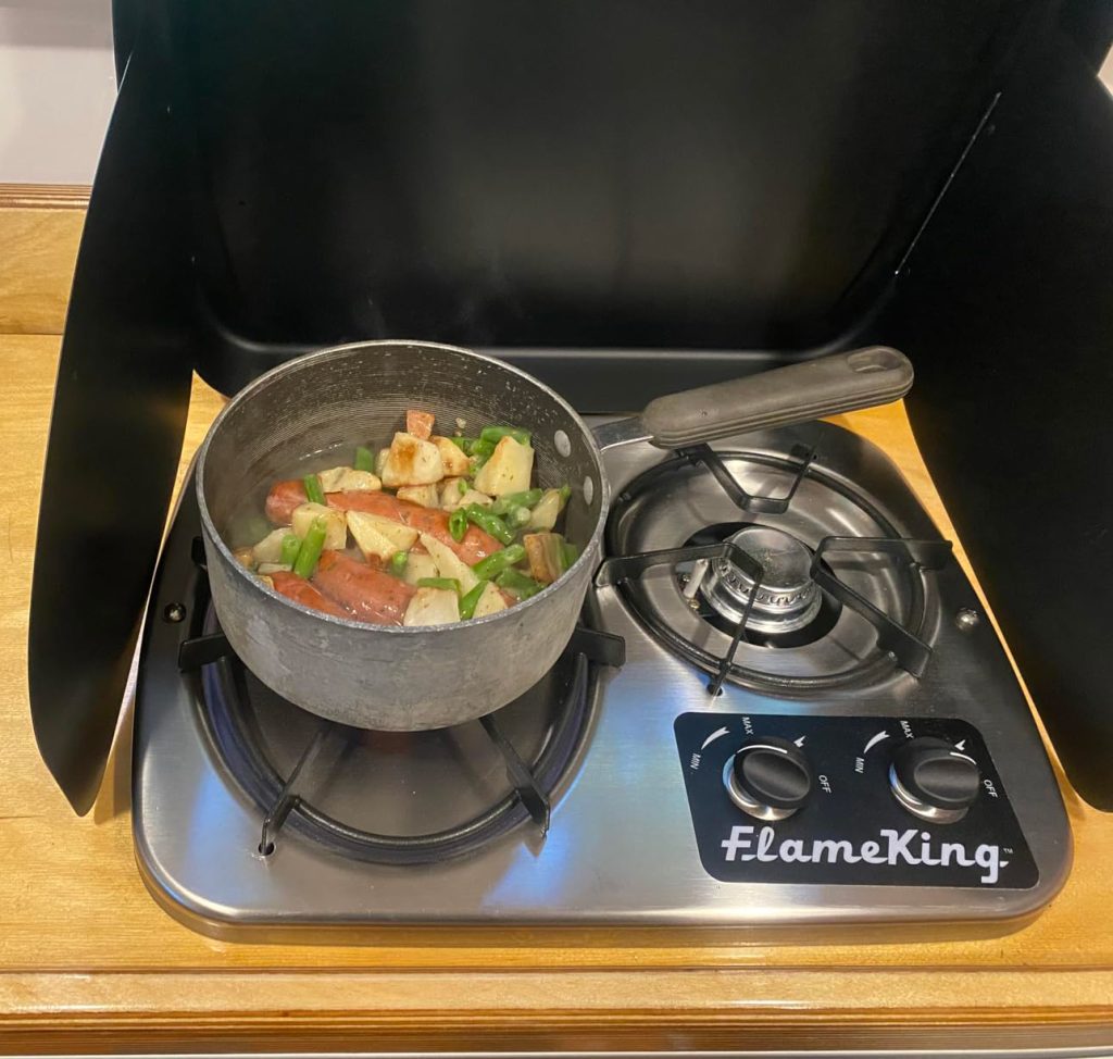 Flame King 2-Burner RV Cooktop