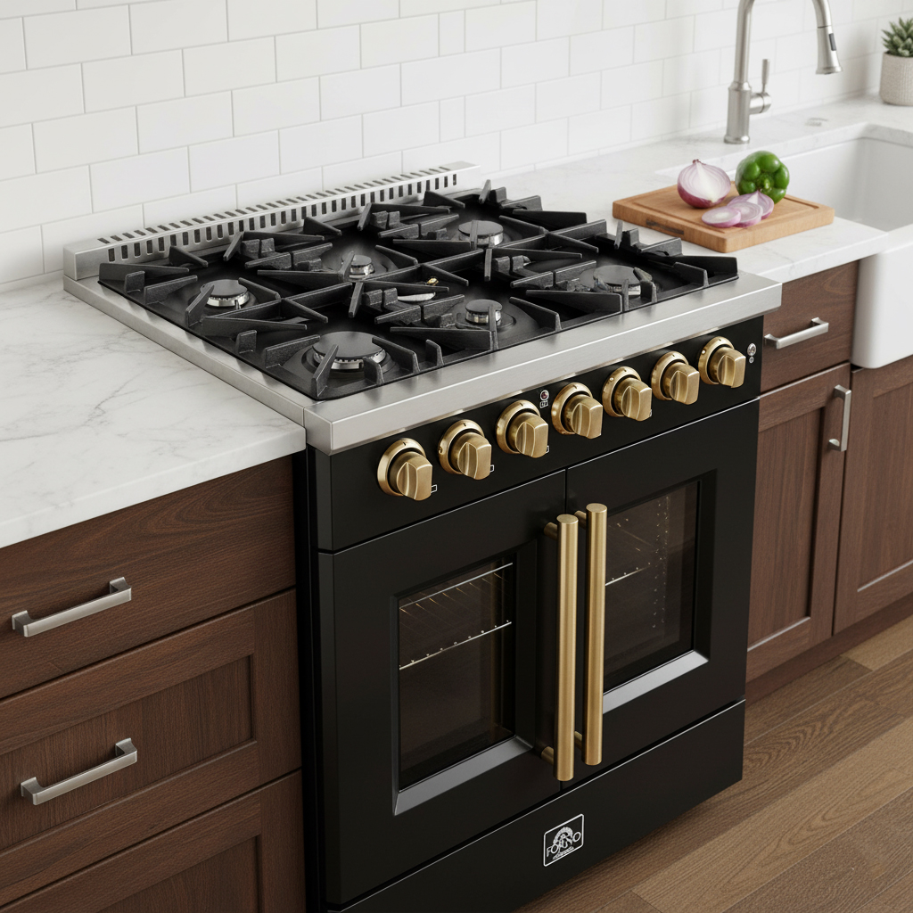 Forno Galiano 30″ French Door Range