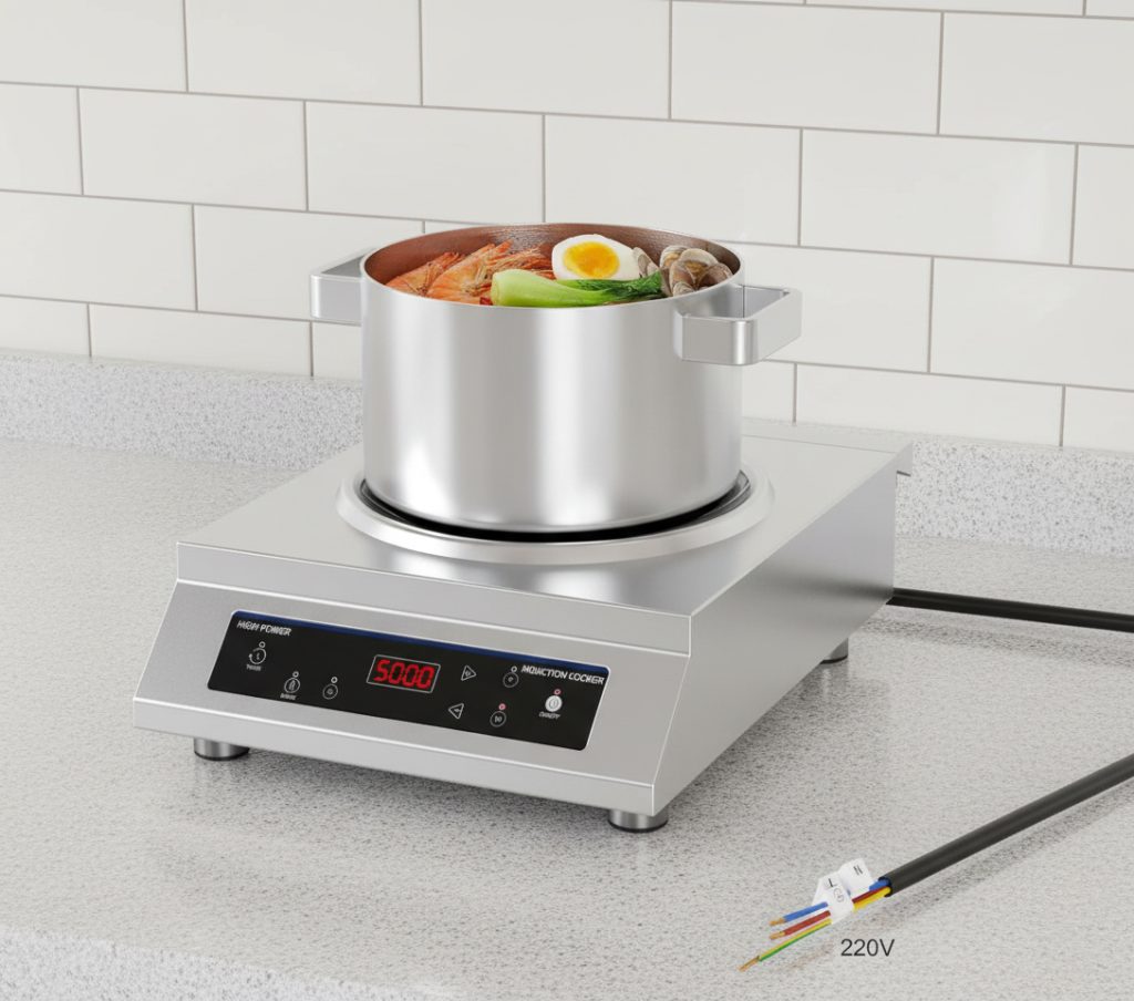 GastroGear 5000W Commercial Induction Cooktop