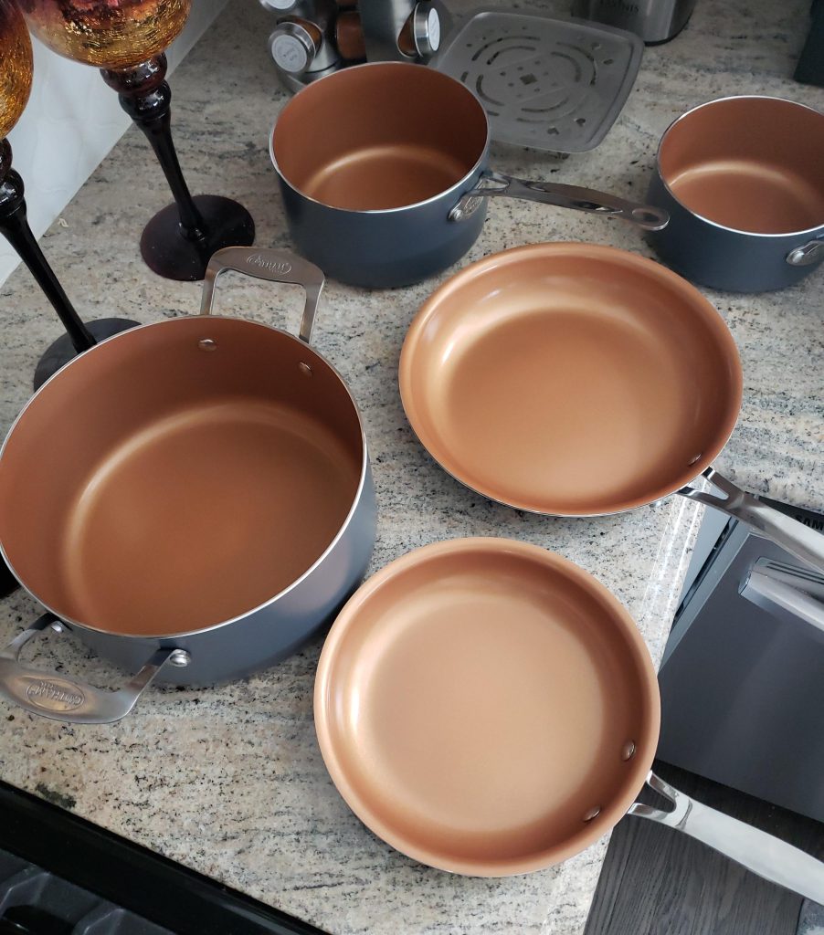Gotham Steel 12 Pc Ceramic Pots