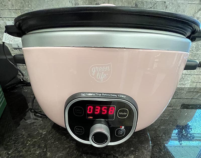 GreenLife 6 Quart Ceramic Slow Cooker