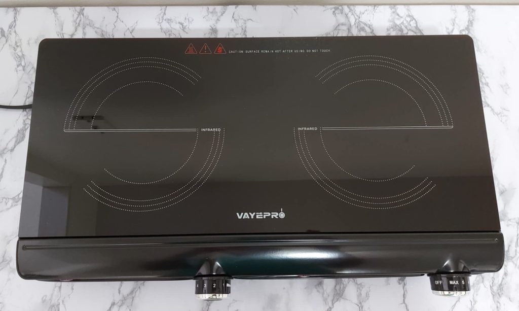 Infrared Double Burner Electric Cooktop
