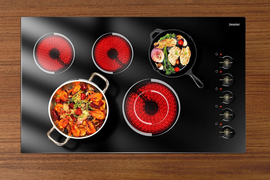 Jessier 36 Inch Electric Cooktop