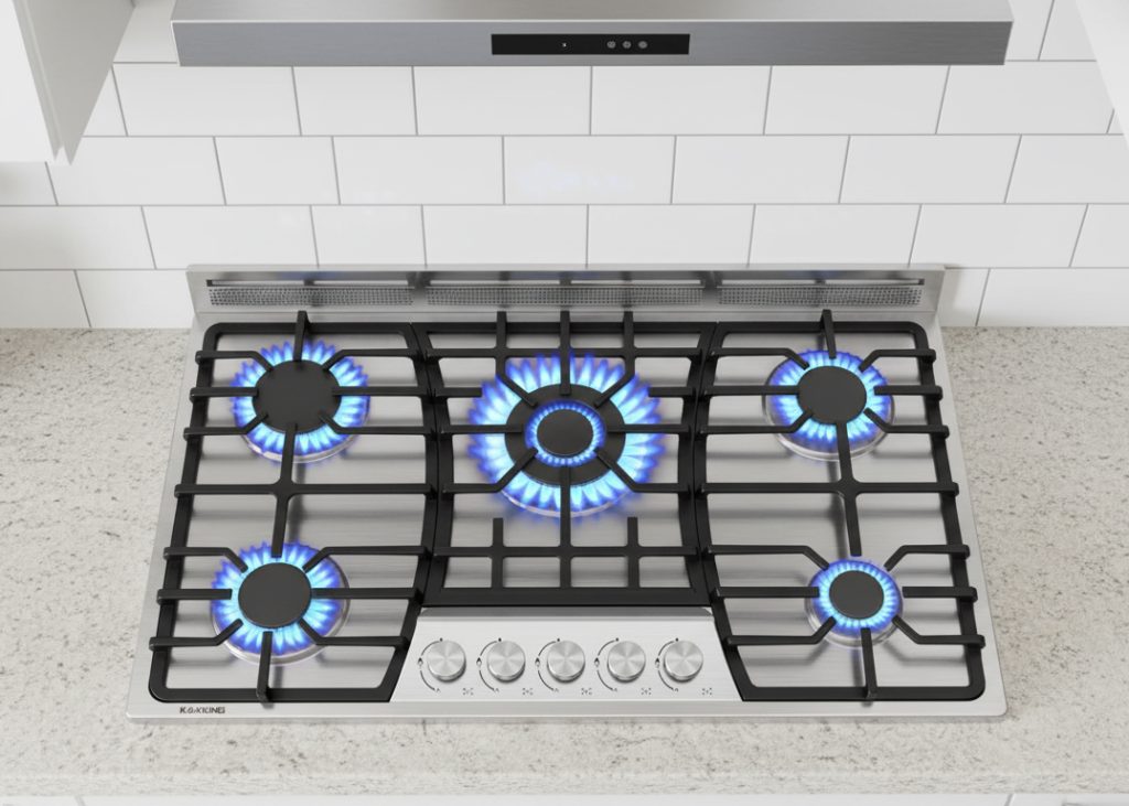 KOXKING 36 inch Gas Cooktop 5 Burner