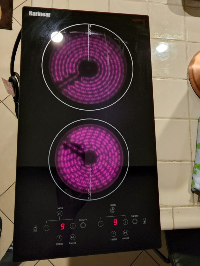 Karinear 2 Burner Electric Cooktop