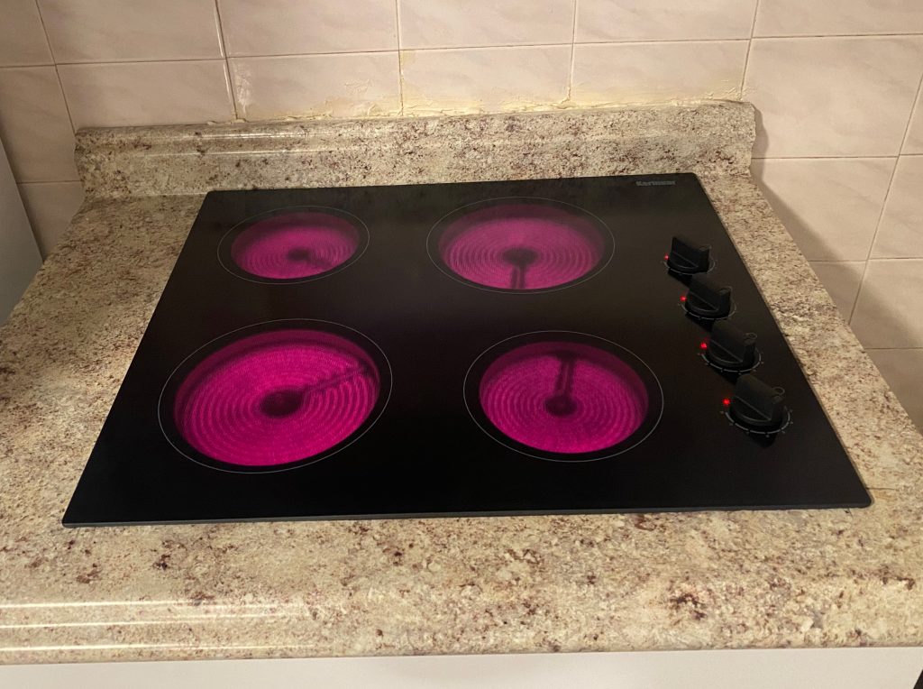 Karinear 4 Burner Electric Cooktop 24 Inch