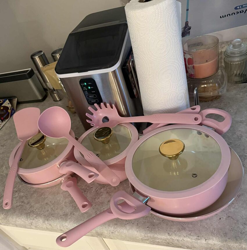 M MELENTA 11pcs Nonstick Cookware Set