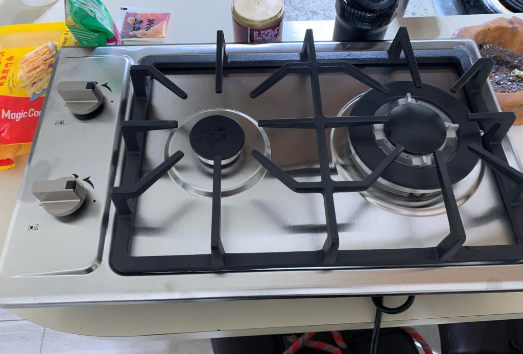 Nafewin 2 Burner Gas Cooktop 12 Inch