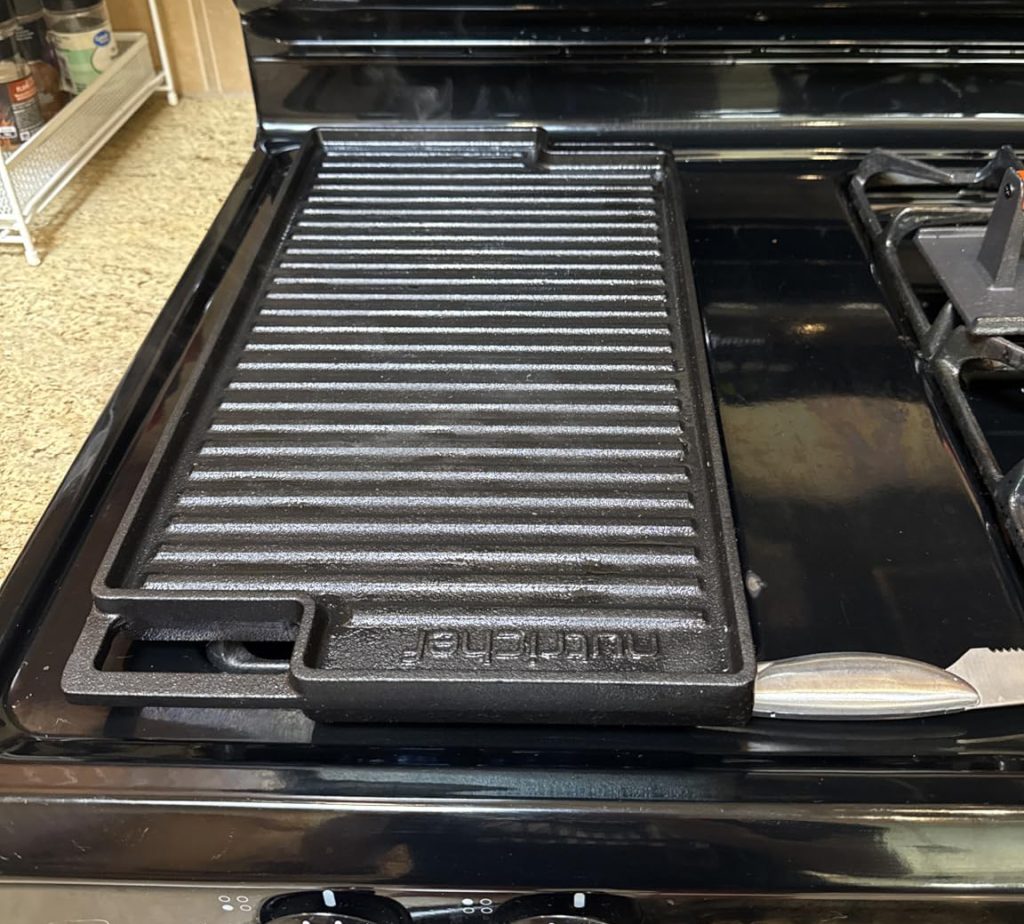 NutriChef Cast Iron Reversible Grill