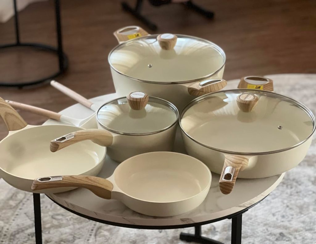 SENSARTE Ceramic Cookware 14-Piece