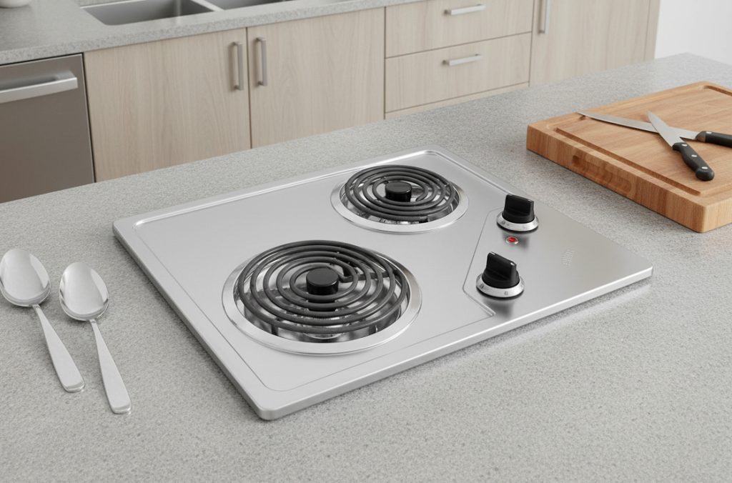 Summit 21″ 2 Burner Electric Cooktop