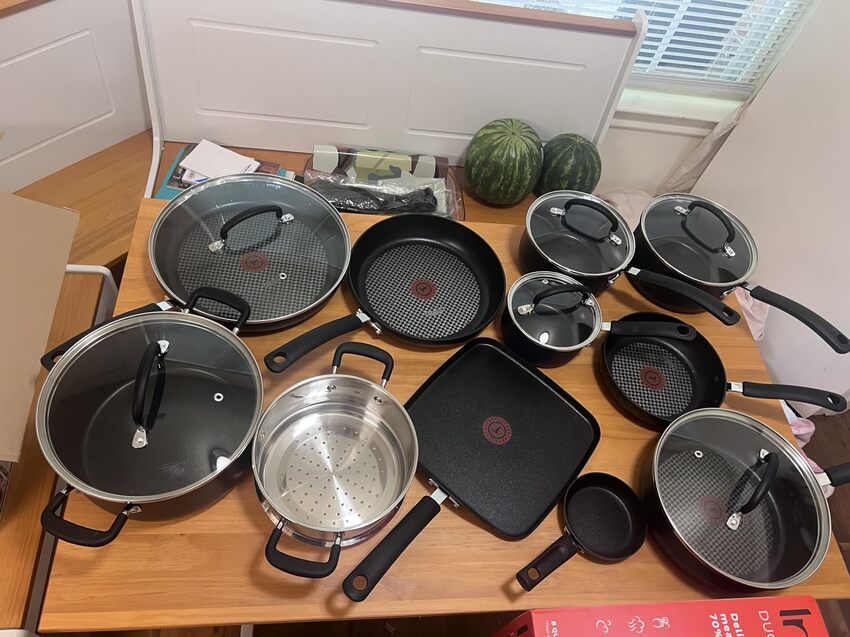 T-fal Ultimate Hard Anodized 17 Piece Set
