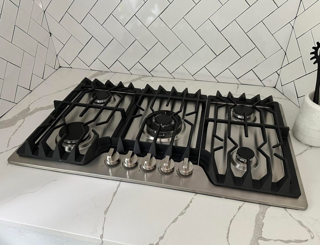 TOPWISH 36″ Built-in Gas Cooktop 5 Burners