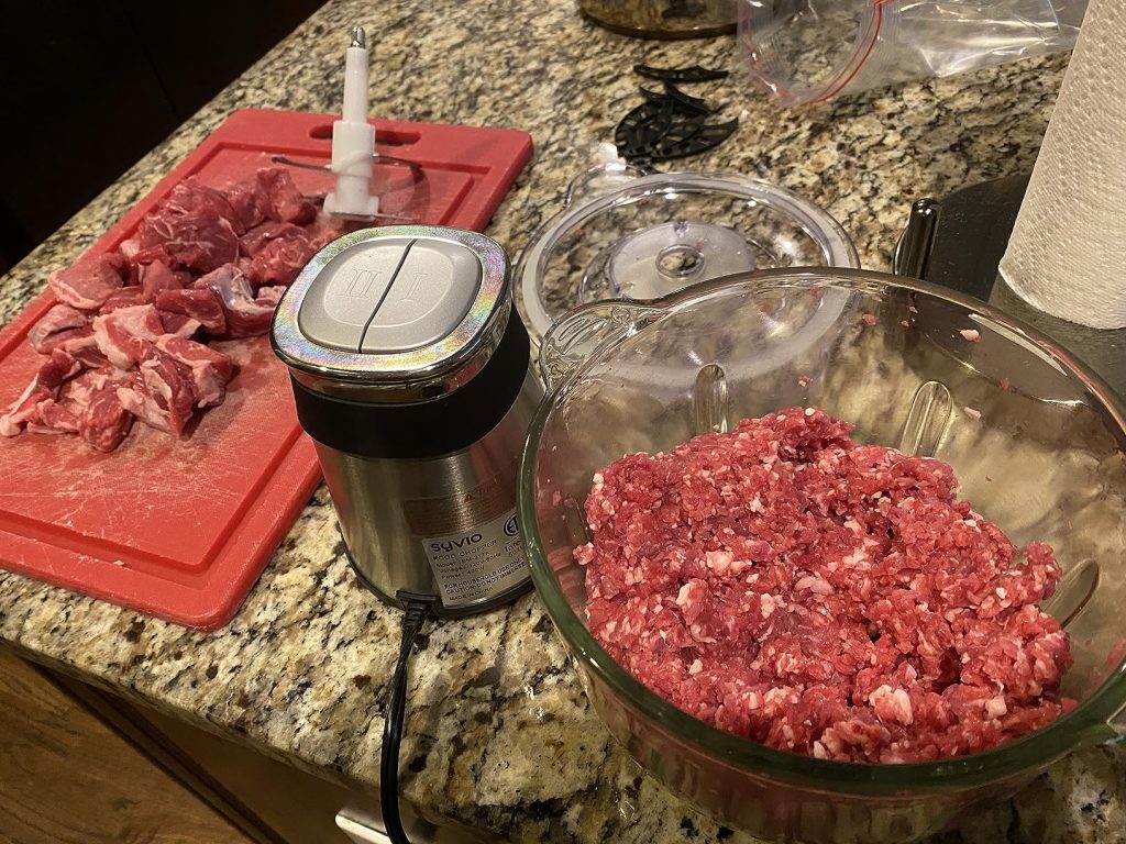 Syvio Food Processor 2 Bowls 4 Blades