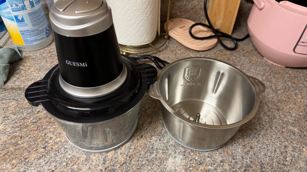 500W Food Processor w/ 2 Bowls