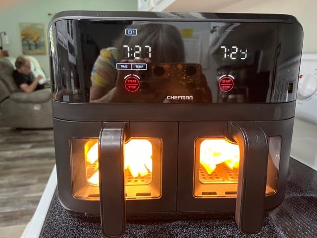 CHEFMAN 6 Quart Dual Basket Fryer