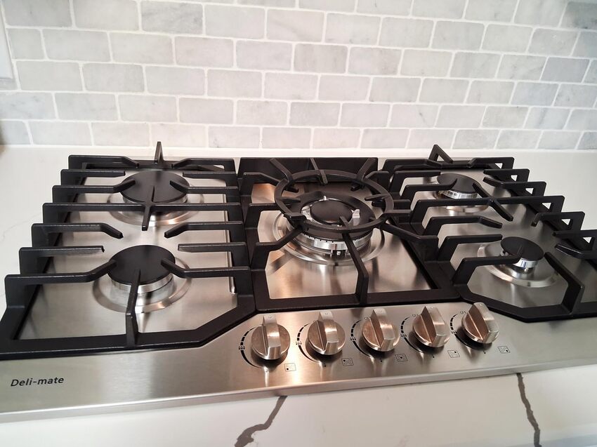 30 Inch 5 Burner Gas Cooktop