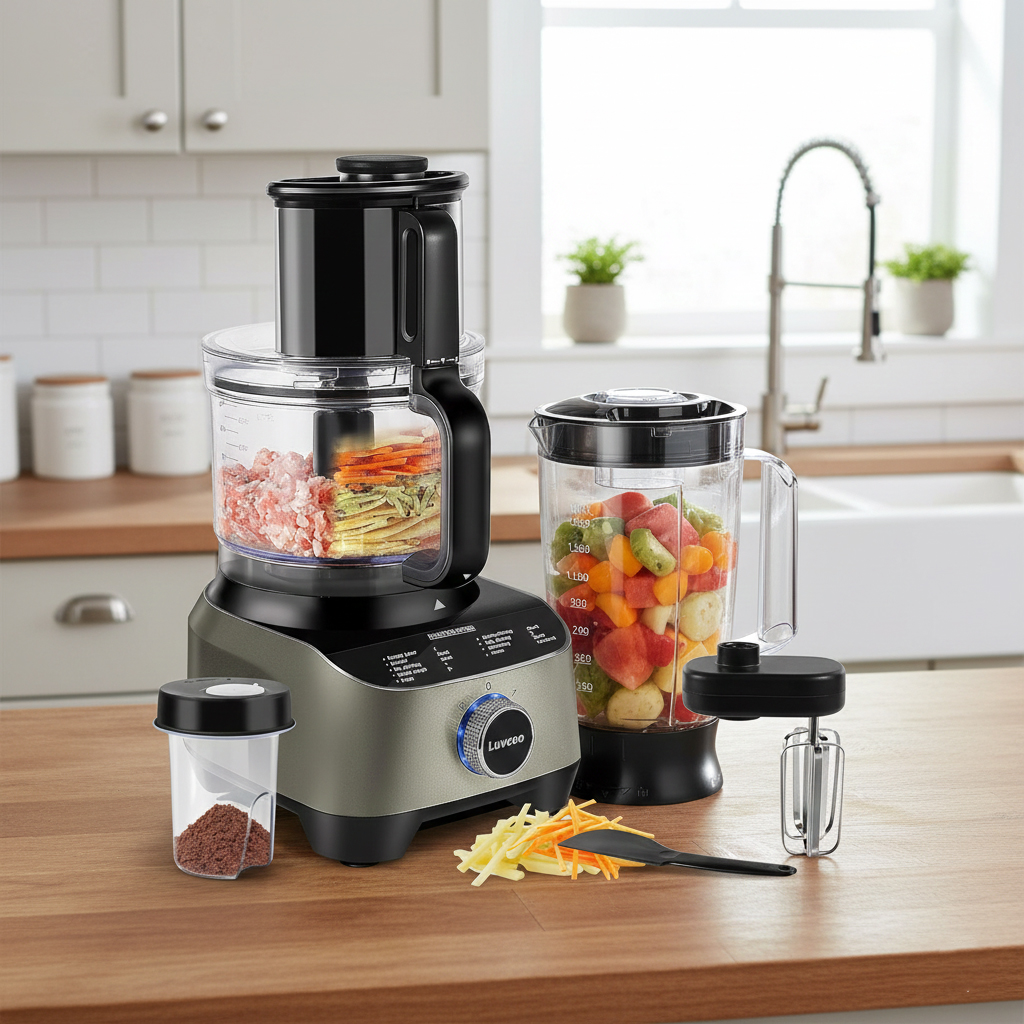 14 Cup Blender Food Processor Combo
