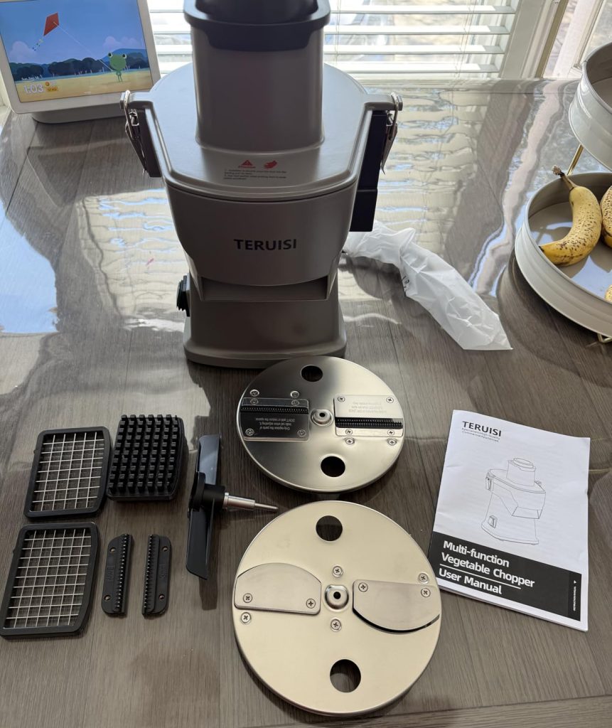 TERUISI 4-In-1 Electric Vegetable Chopper