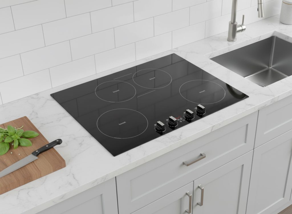 4 Burner Induction Cooktop with Bridge
