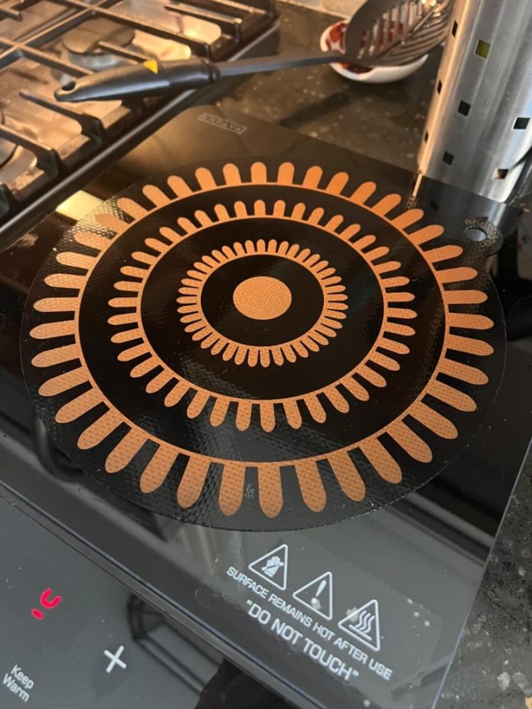 4pcs Thermochromic Silicone Mat