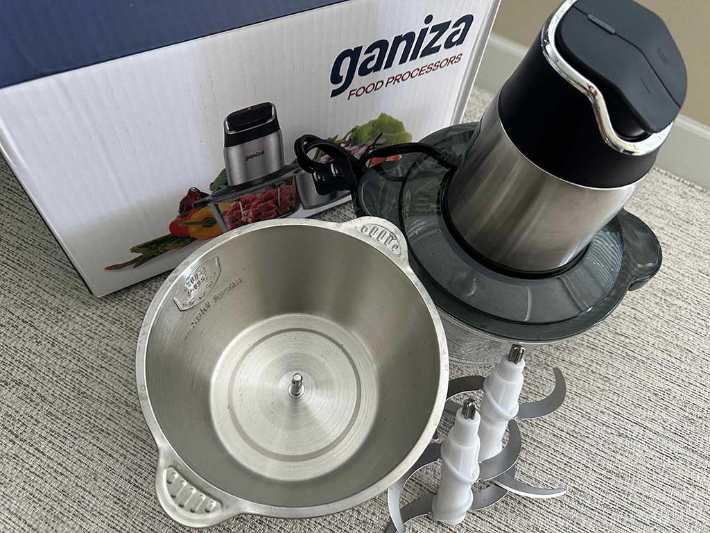 Ganiza Food Processor, 8 Cup Bowls
