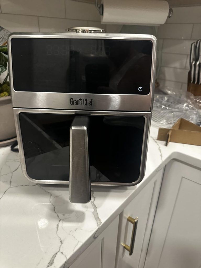 Stainless Steel Air Fryer 6 Qt 